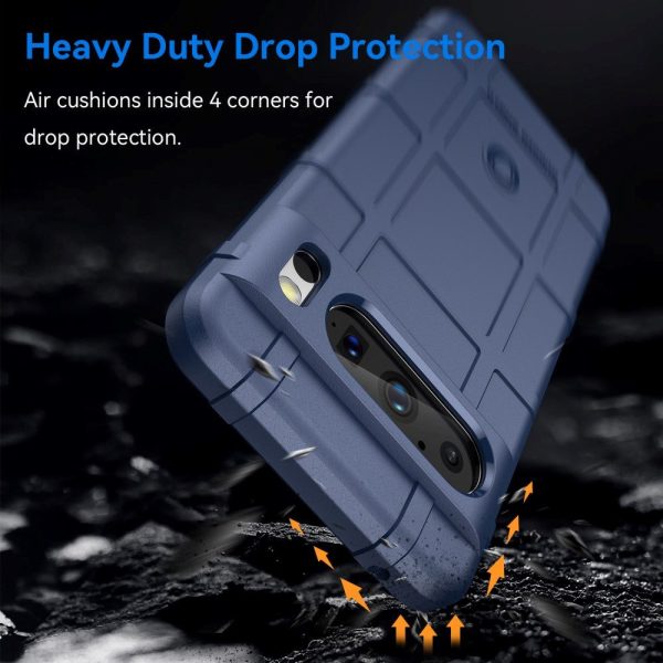 Google Pixel 8 Pro Rugged Shield Series Håndværker Cover - Blå For Sale