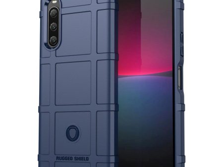 Sony Xperia 10 V Rugged Shield Series Håndværker Cover - Mørkeblå Cheap