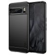 Google Pixel 8 Pro Brushed Carbon Cover - Sort Fashion