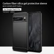 Google Pixel 8 Pro Brushed Carbon Cover - Sort Fashion