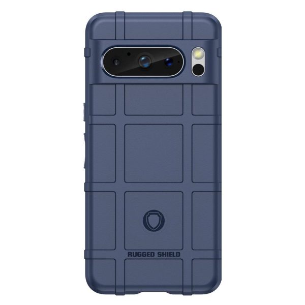 Google Pixel 8 Pro Rugged Shield Series Håndværker Cover - Blå For Sale