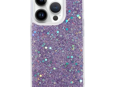 iPhone 15 Pro Max Glimmer Cover - Lilla For Cheap