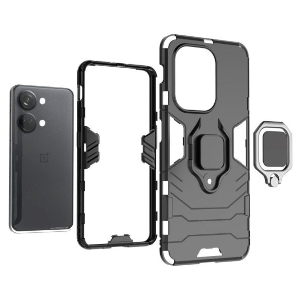 OnePlus Nord 3 (5G) Hybrid Håndværker Cover m. Magnetisk Kickstand - Blå Sale