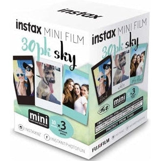 Fujifilm Instax Mini Film 30 Pack Sky on Sale