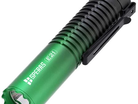 SPERAS E21 2000LM 320M USB-C Flashlight 21700 EDC Tactical 2-In-1 Flashlight - Green Cheap