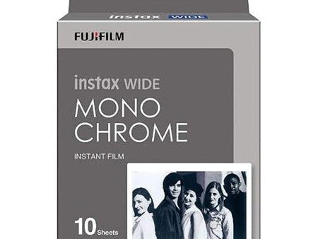 Fujifilm Instax Wide Film 10 Pack Monochrome Online Sale