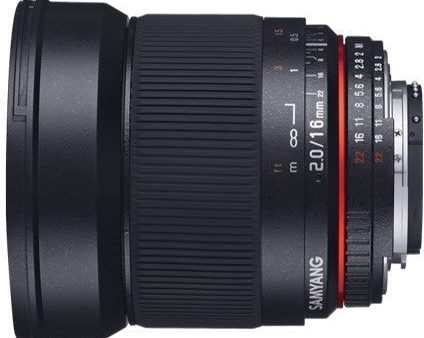 Samyang 16mm F2.0 Ed As Umc Cs Canon Ef DSLR Lens Discount