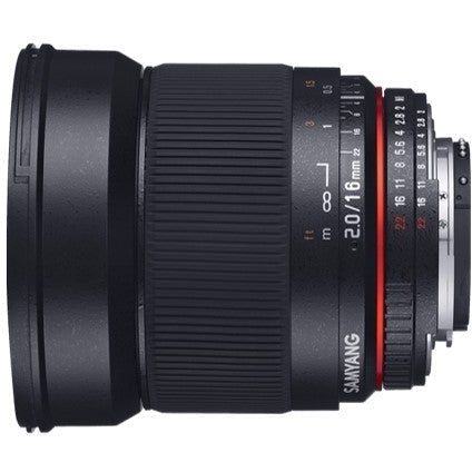 Samyang 16mm F2.0 Ed As Umc Cs Canon Ef DSLR Lens Discount