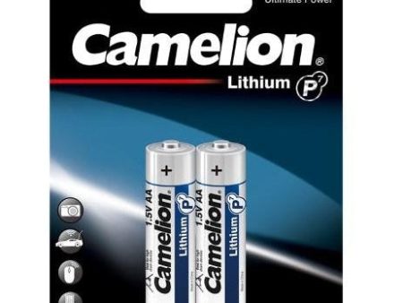 Camelion Lithium Aa 2pk Batteries [MINIMUM ORDER 12] on Sale