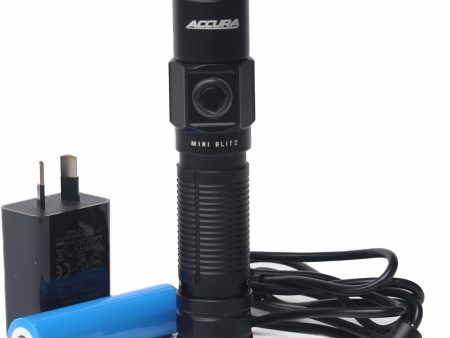 Accura Mini Blitz LED Torch 950 LM battery & Charger Hot on Sale