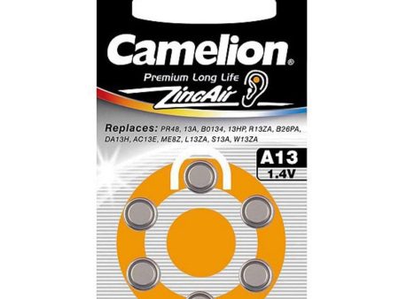 Camelion A13 Pr48 Zinc Air Supply