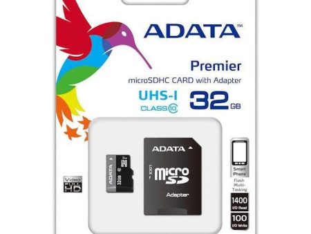 Adata 32gb Micro Sdhc Card Class 10 Uhs- Memory Card on Sale