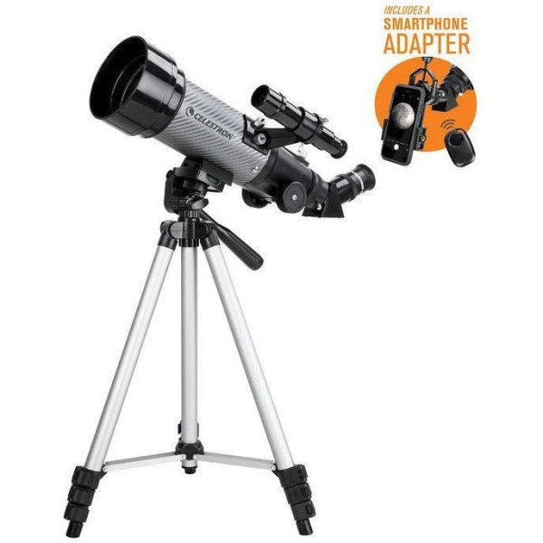 Celestron Travel Scope 70 DX Portable Telescope With Smartphone Adapter Supply