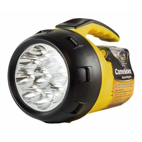 Camelion Superbright 9 LED Torch Inc AA Sale